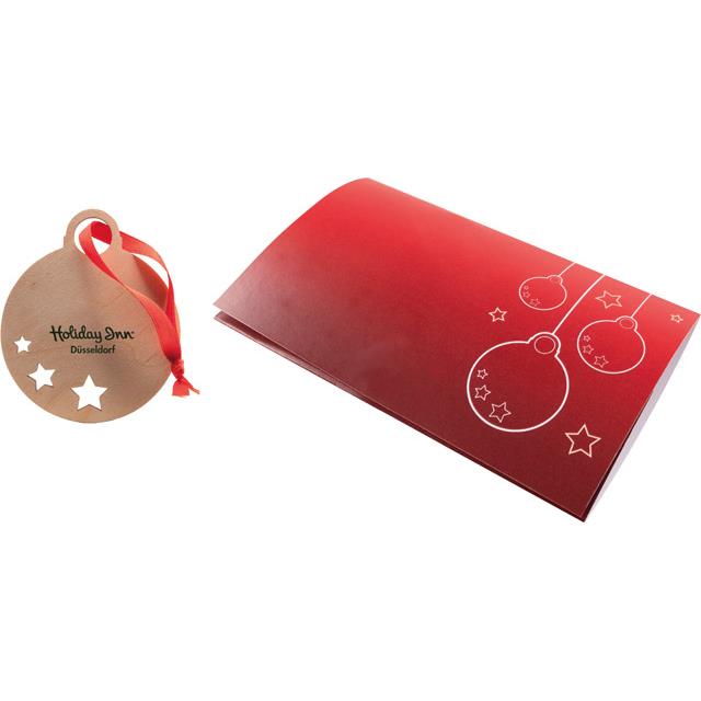 Klappk�rtchen Weihnachtskugel