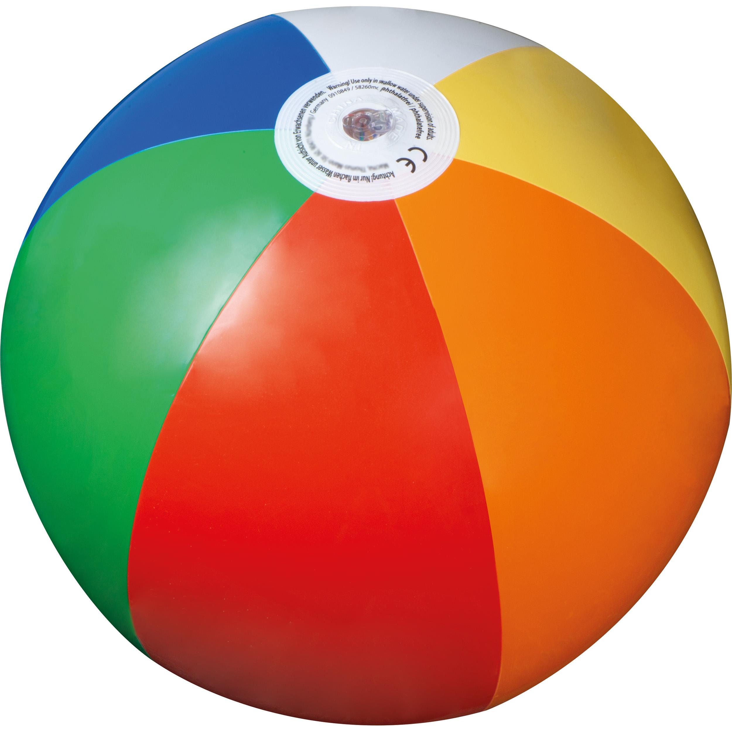 Strandball in multicolor MAURO