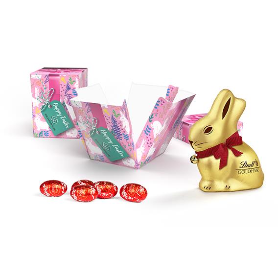 Lindt Oster-�berraschung in Werbekartonage