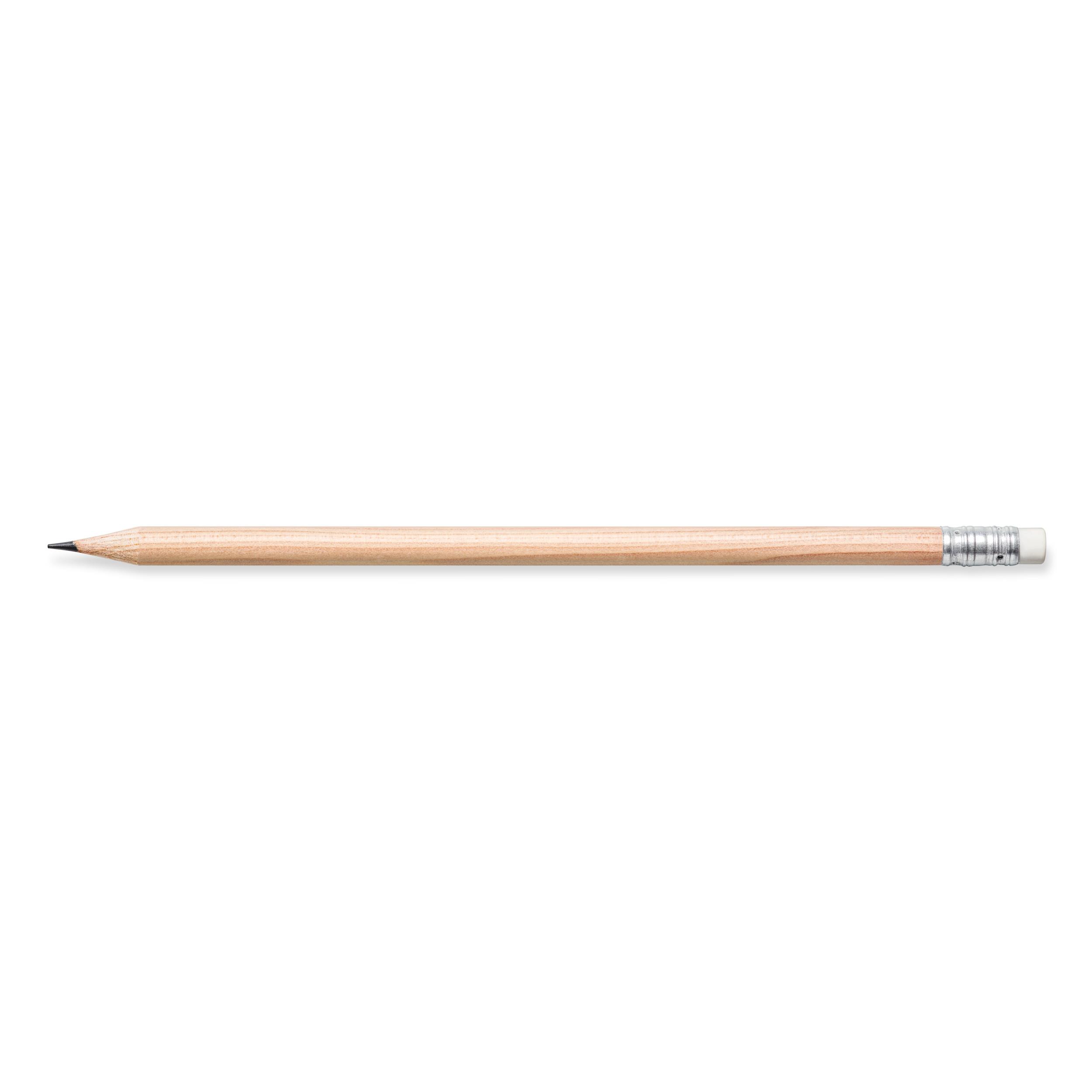 STAEDTLER Bleistift rund, mit Radiertip, natur