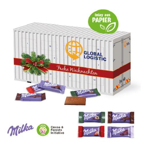 3D Adventskalender �Container� mit Milka Schokolade