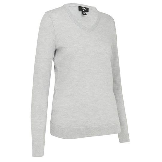 Ladies V-Neck Merino Sweater