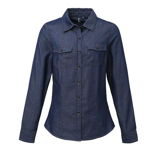 Women�s Jeans Stitch Denim Shirt