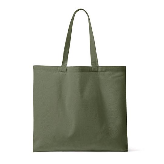 Organic Canvas Carrier Bag Medium Long Handle London
