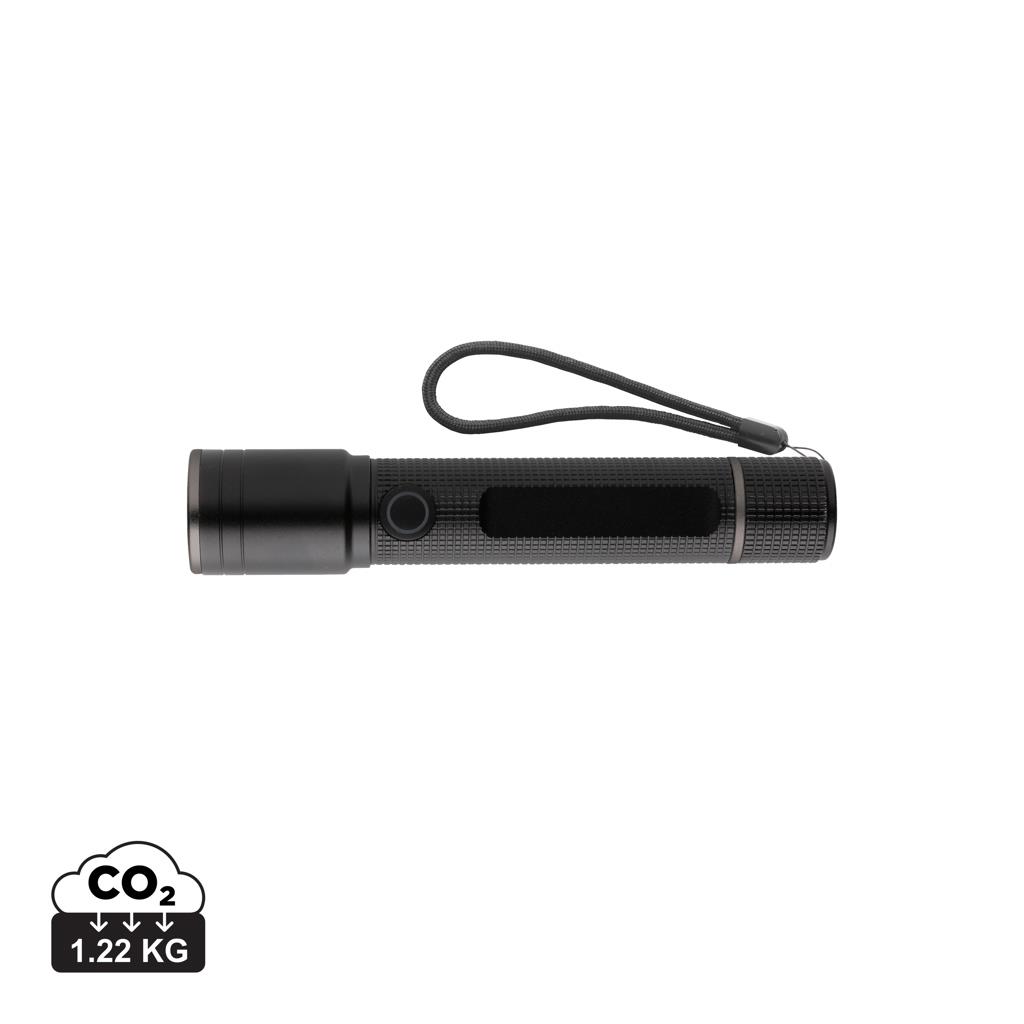 Gear X Taschenlampe aus RCS recycelt. Aluminium mit
