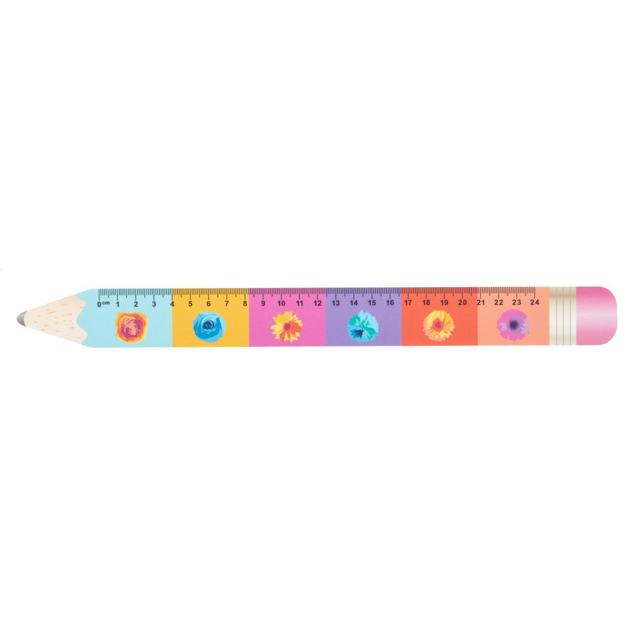 24 cm Lineal, Bleistift