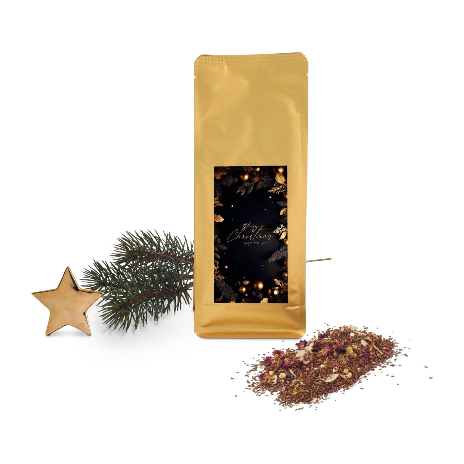 Geschenkset / Pr�senteset: Goldener Weihnachtstee