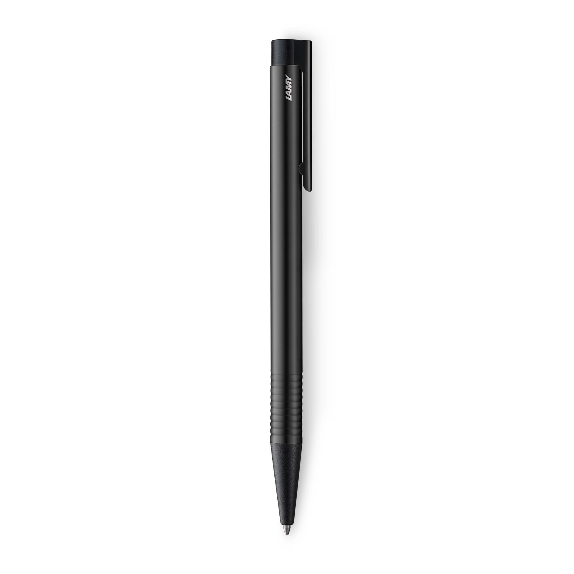Kugelschreiber LAMY logo Edelstahl black M-schwarz