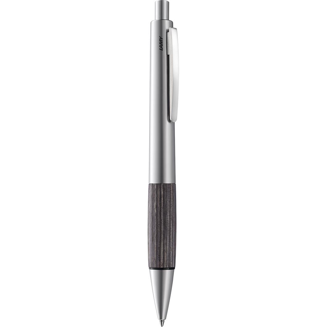 Kugelschreiber LAMY accent silver-wood M-schwarz