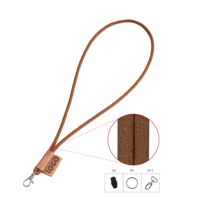 Korklanyard rund