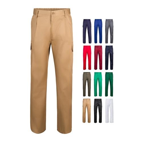 VL MABON. Hose mit mehreren Taschen aus Twill (200